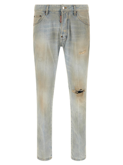 Dsquared² Blue Cotton Jeans Denim
