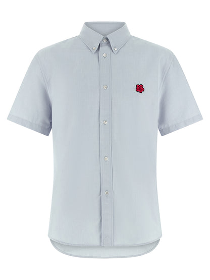 Kenzo Blue Cotton Blouse