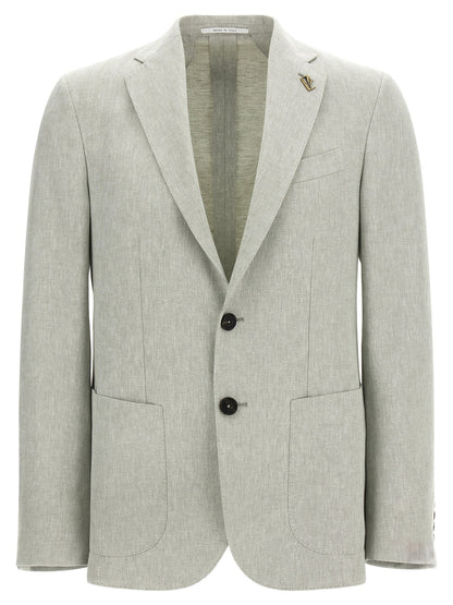 Pal Zileri Bicolor Linen Blazer