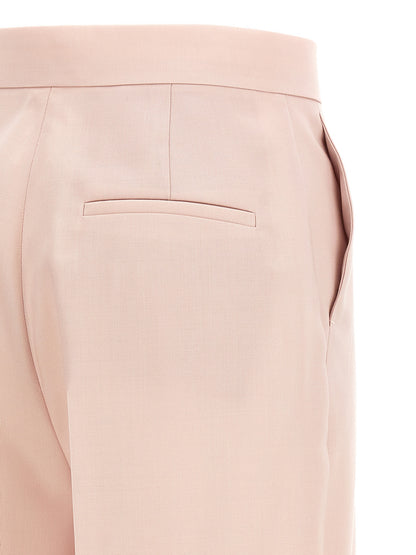 Max Mara Multicolor Virgin Wool Casual Pants