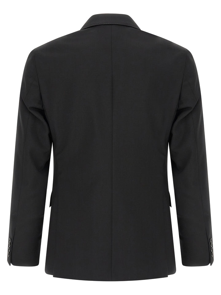 Pal Zileri Black Wool Two-Piece Suit