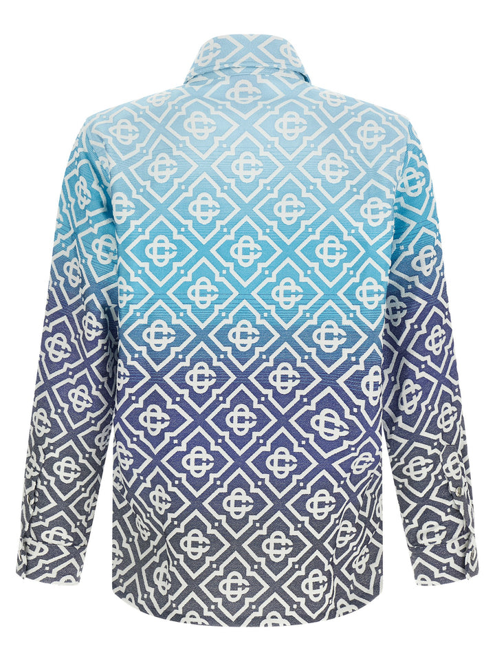 Casablanca Blue Cotton Shell Jacket