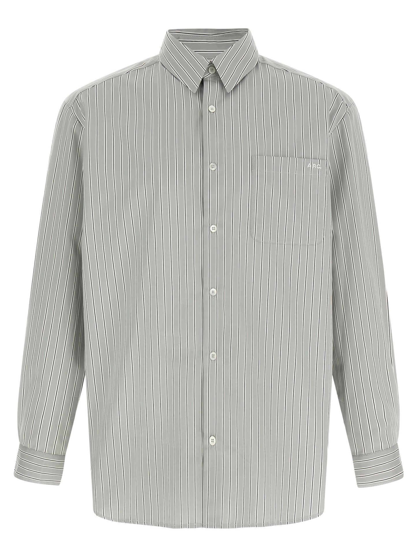 A.P.C. Gray Cotton Blouse