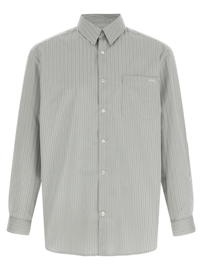 A.P.C. Gray Cotton Blouse