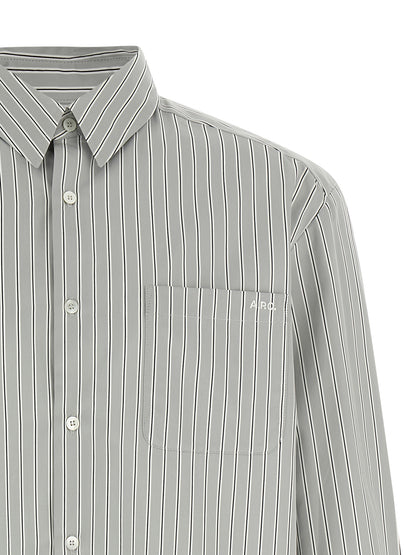A.P.C. Gray Cotton Blouse