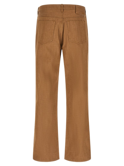 A.P.C. Brown Cotton Jeans Denim