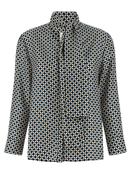 'S Max Mara Blue Silk Blouse