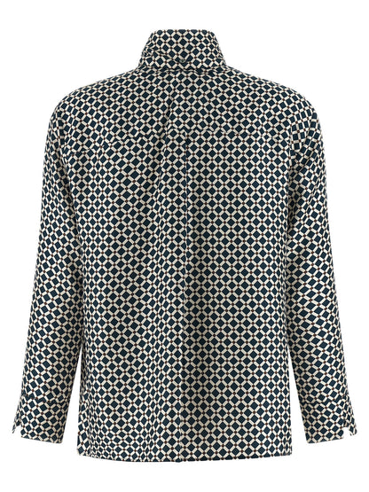 'S Max Mara Blue Silk Blouse