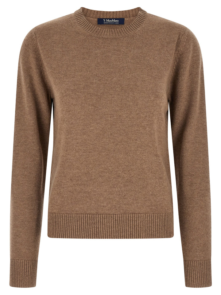 'S Max Mara Brown Wool Cardigan