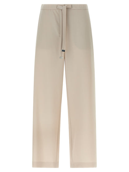 'S Max Mara Beige Virgin Wool Athletic Pants