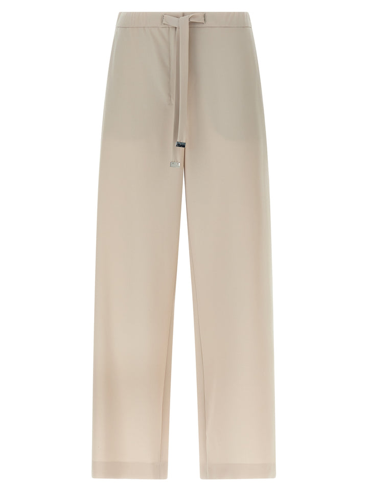 'S Max Mara Beige Virgin Wool Athletic Pants