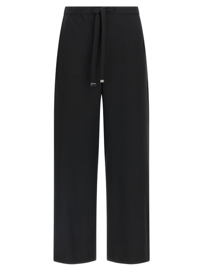 'S Max Mara Black Virgin Wool Joggers (Workout Pants)