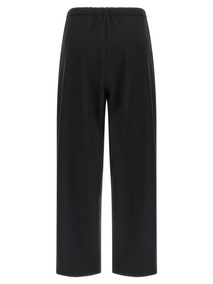'S Max Mara Black Virgin Wool Joggers (Workout Pants)