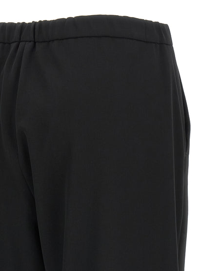 'S Max Mara Black Virgin Wool Joggers (Workout Pants)