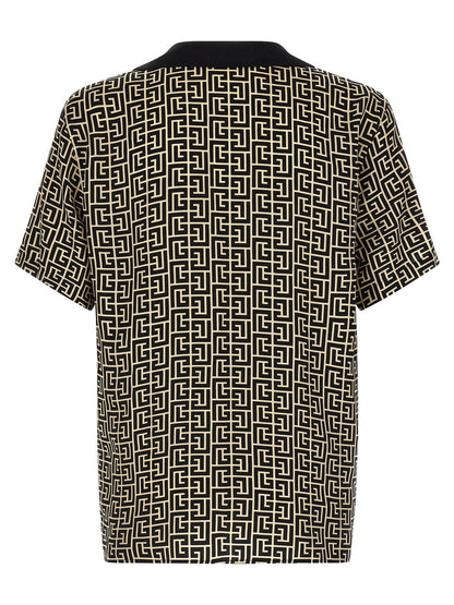 Balmain Bicolor Viscose Blouse