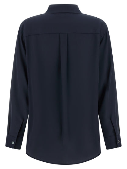 P.A.R.O.S.H. Blue Silk Blouse