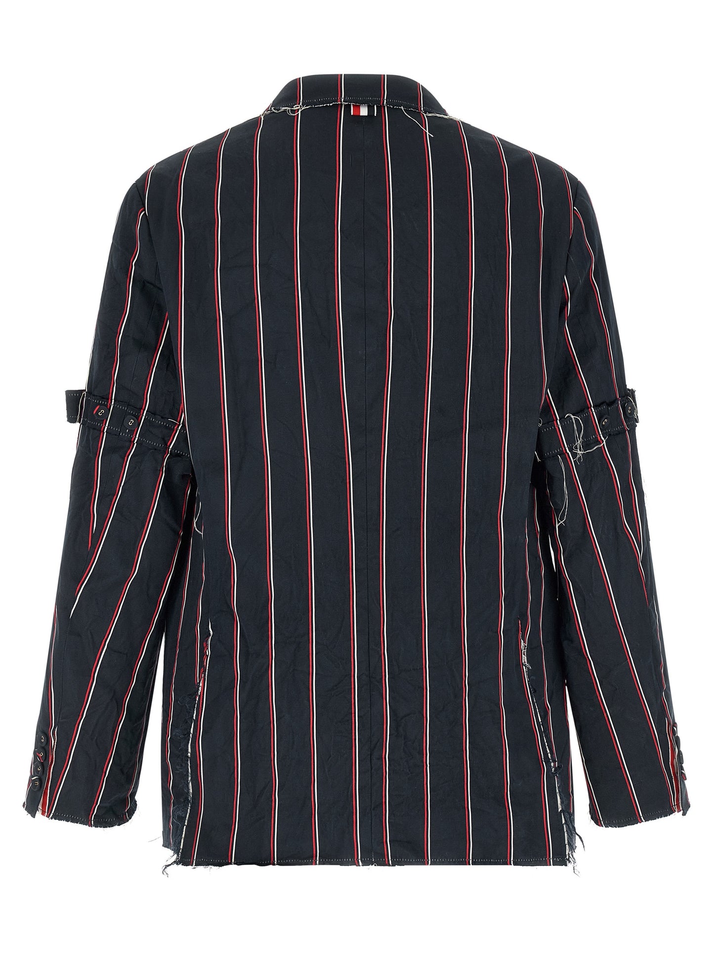 Thom Browne Blue Silk Blazer