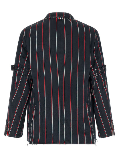 Thom Browne Blue Silk Blazer