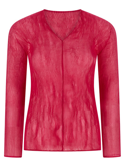 Issey Miyake Fuchsia Polyester Shirt