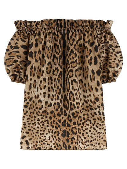 Dolce & Gabbana Brown Cotton Shirt