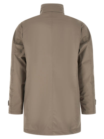 MooRER Gray Polyester Shell Jacket