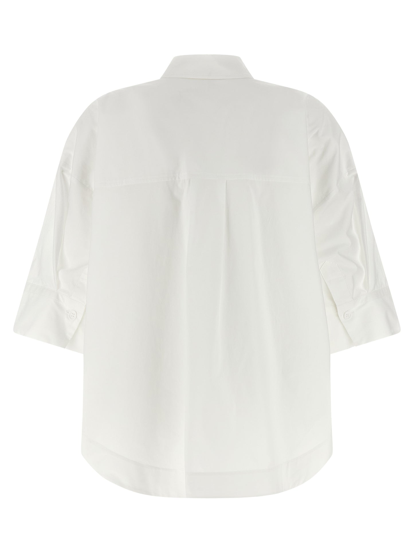 P.A.R.O.S.H. White Cotton Blouse