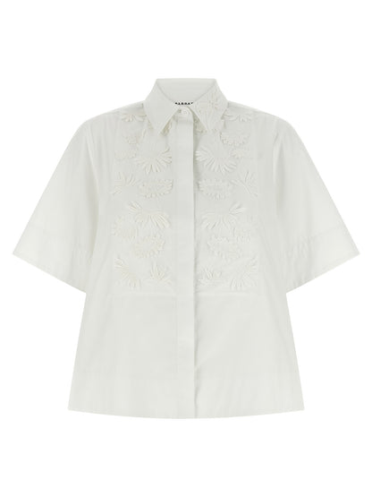 P.A.R.O.S.H. White Cotton Blouse