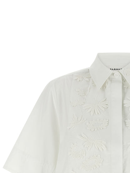 P.A.R.O.S.H. White Cotton Blouse