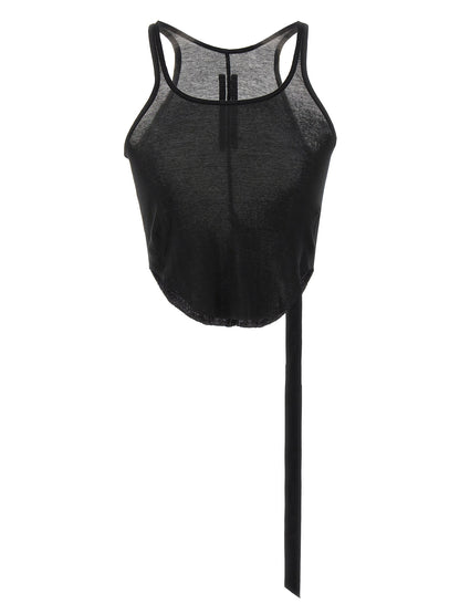 DRKSHDW Black Cotton Tank Tops