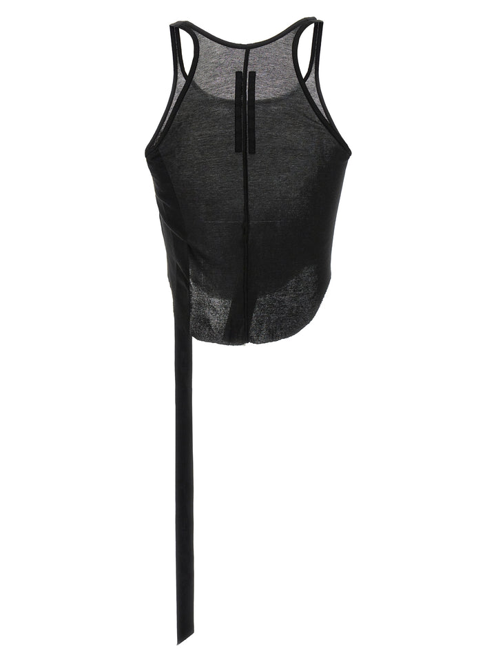 DRKSHDW Black Cotton Tank Tops