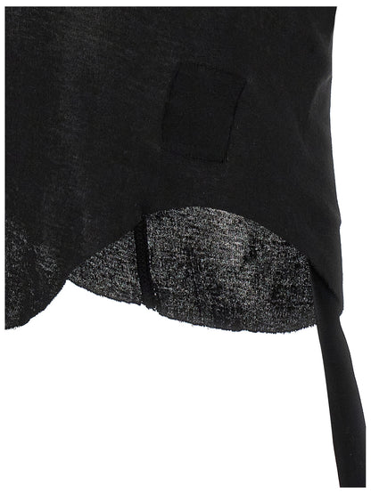 DRKSHDW Black Cotton Tank Tops