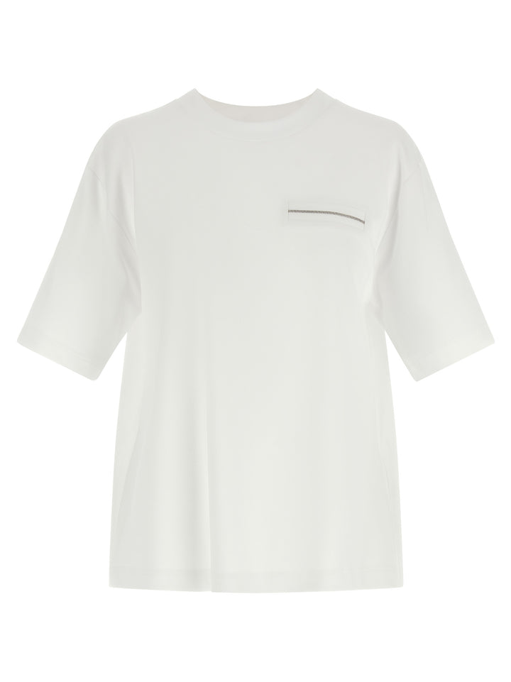 Peserico White Cotton T-Shirt