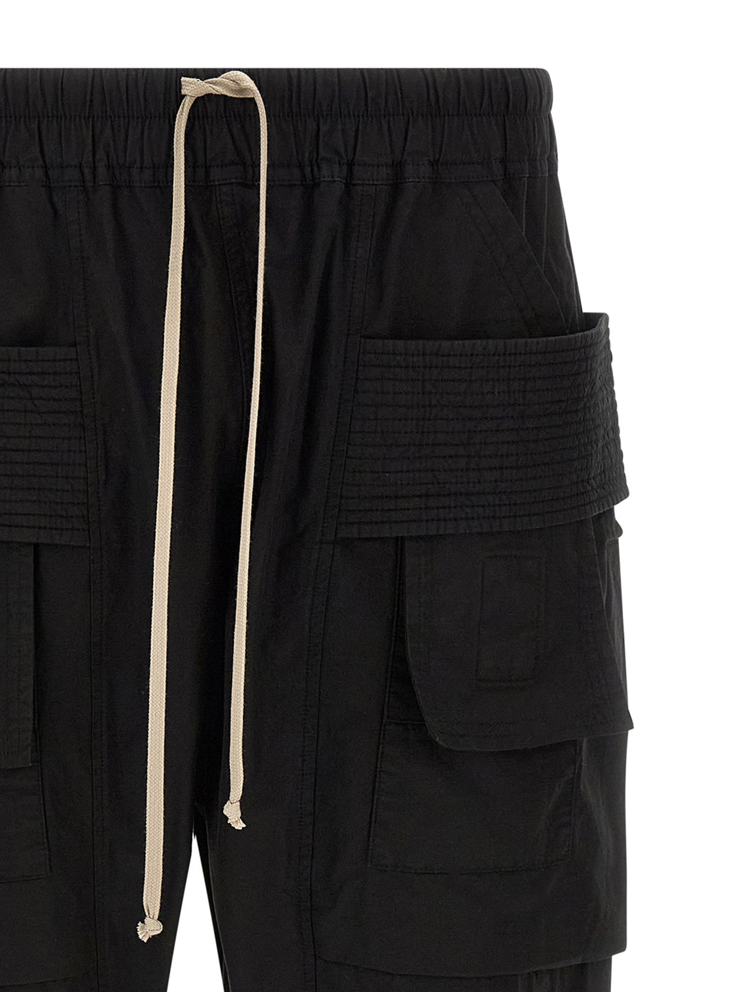 DRKSHDW Black Cotton Cargo Pants