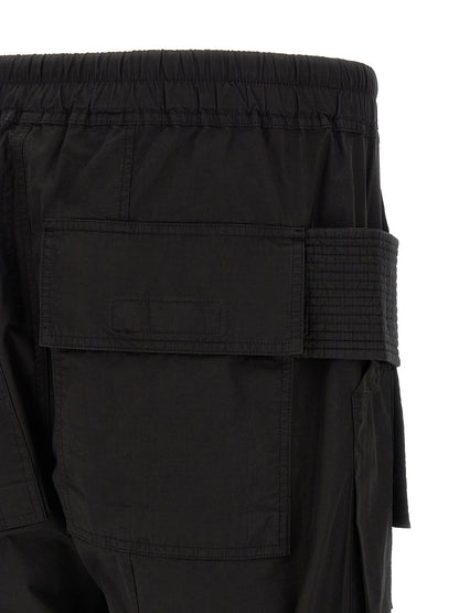 DRKSHDW Black Cotton Cargo Pants