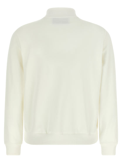 Peserico White Cotton Sweatshirt
