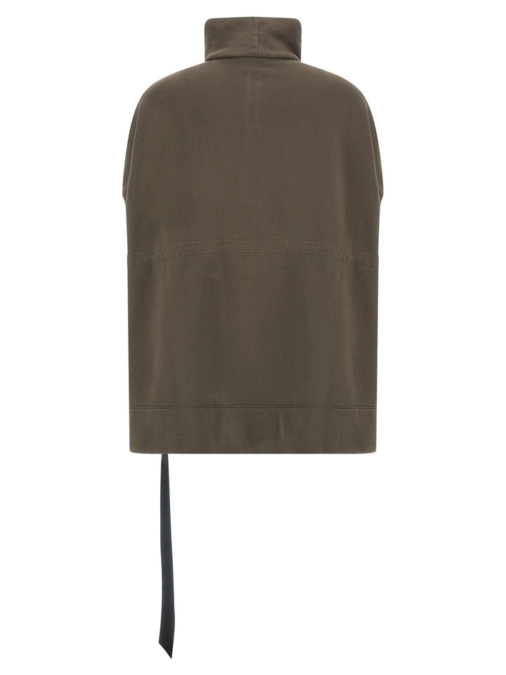 DRKSHDW Beige Cotton Sweatshirt