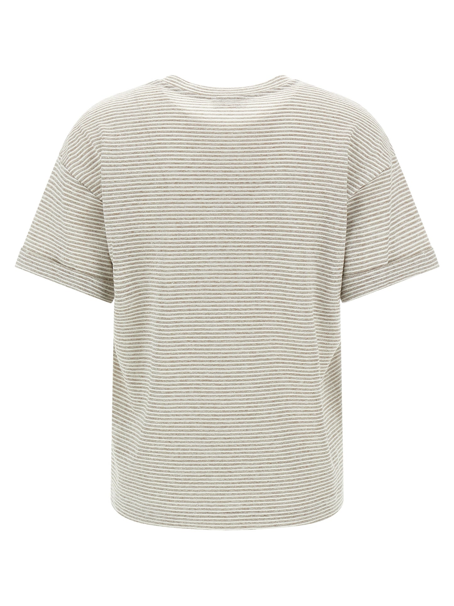 Peserico Beige Linen T-Shirt