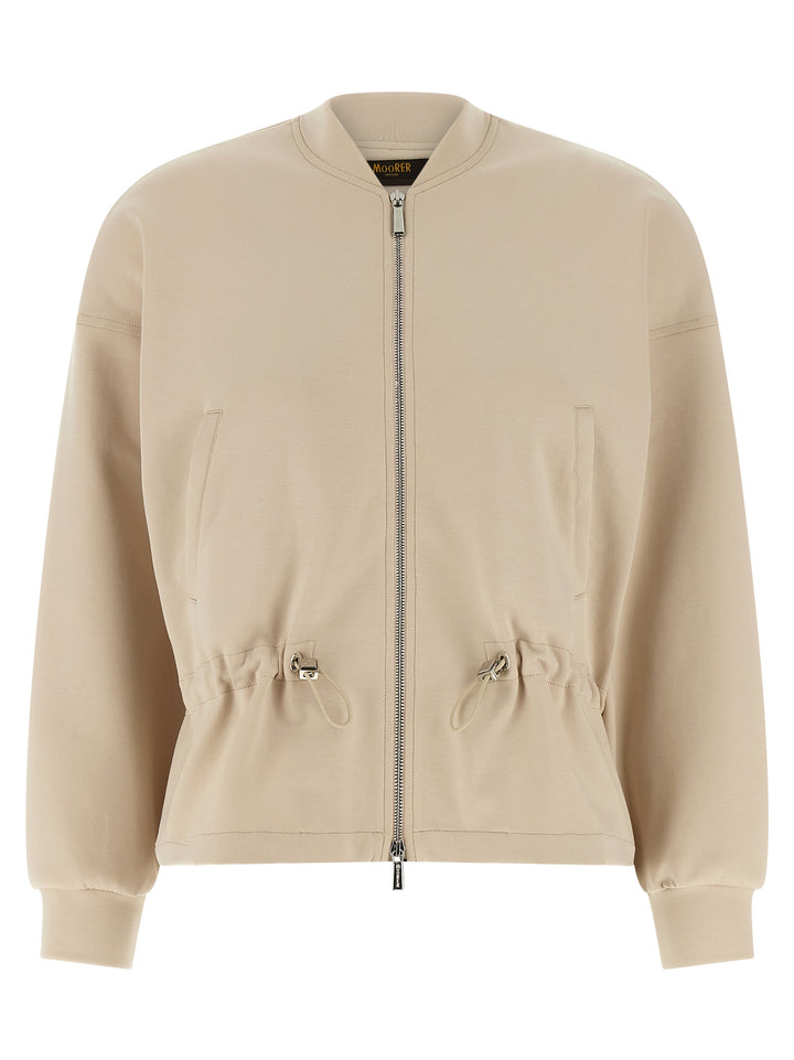 MooRER Beige Cotton Sweatshirt