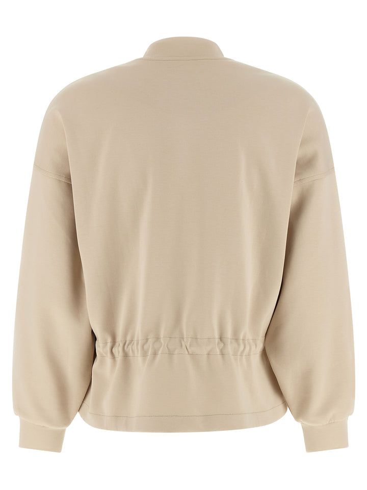 MooRER Beige Cotton Sweatshirt