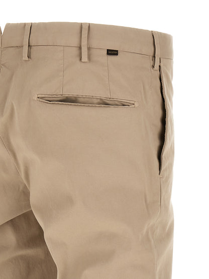 Incotex Beige Cotton Casual Pants