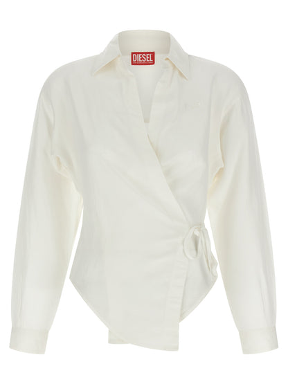 Diesel White Modal Blouse