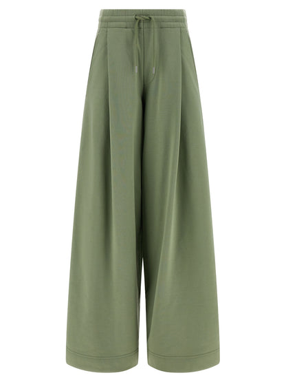 Dries Van Noten Bicolor Cotton Casual Pants