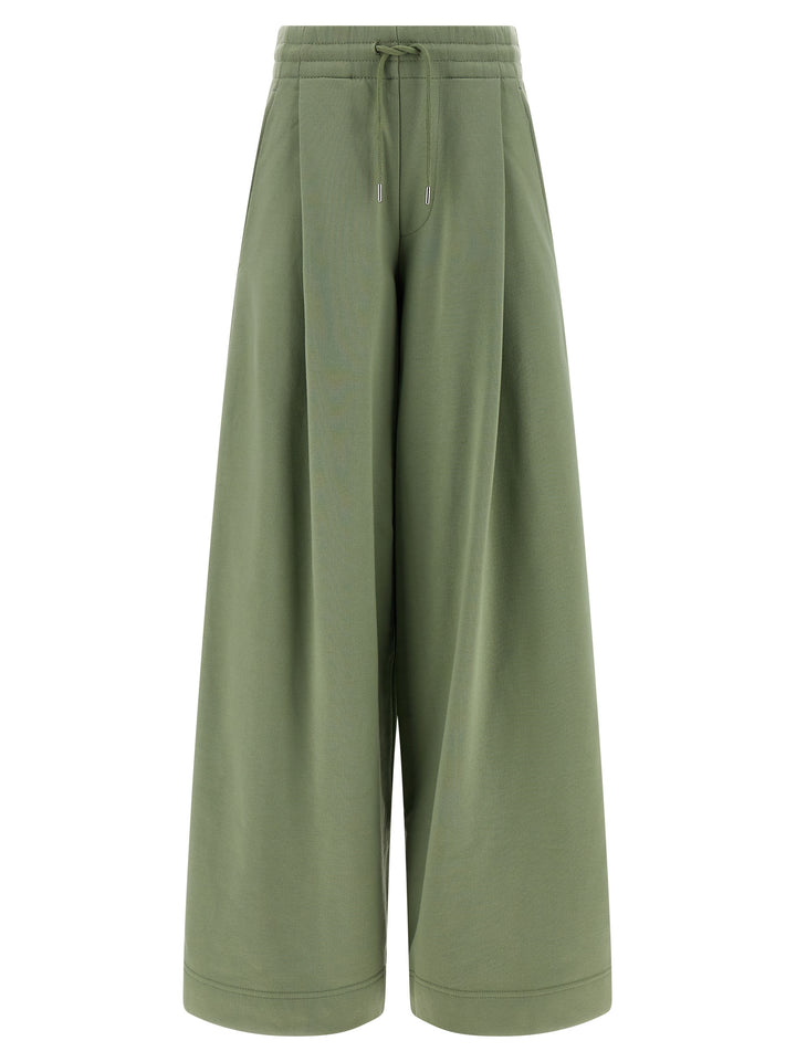 Dries Van Noten Bicolor Cotton Casual Pants