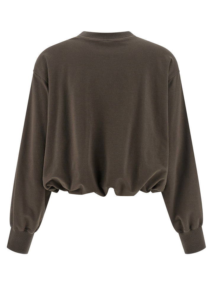 Brunello Cucinelli Brown Cotton Sweatshirt