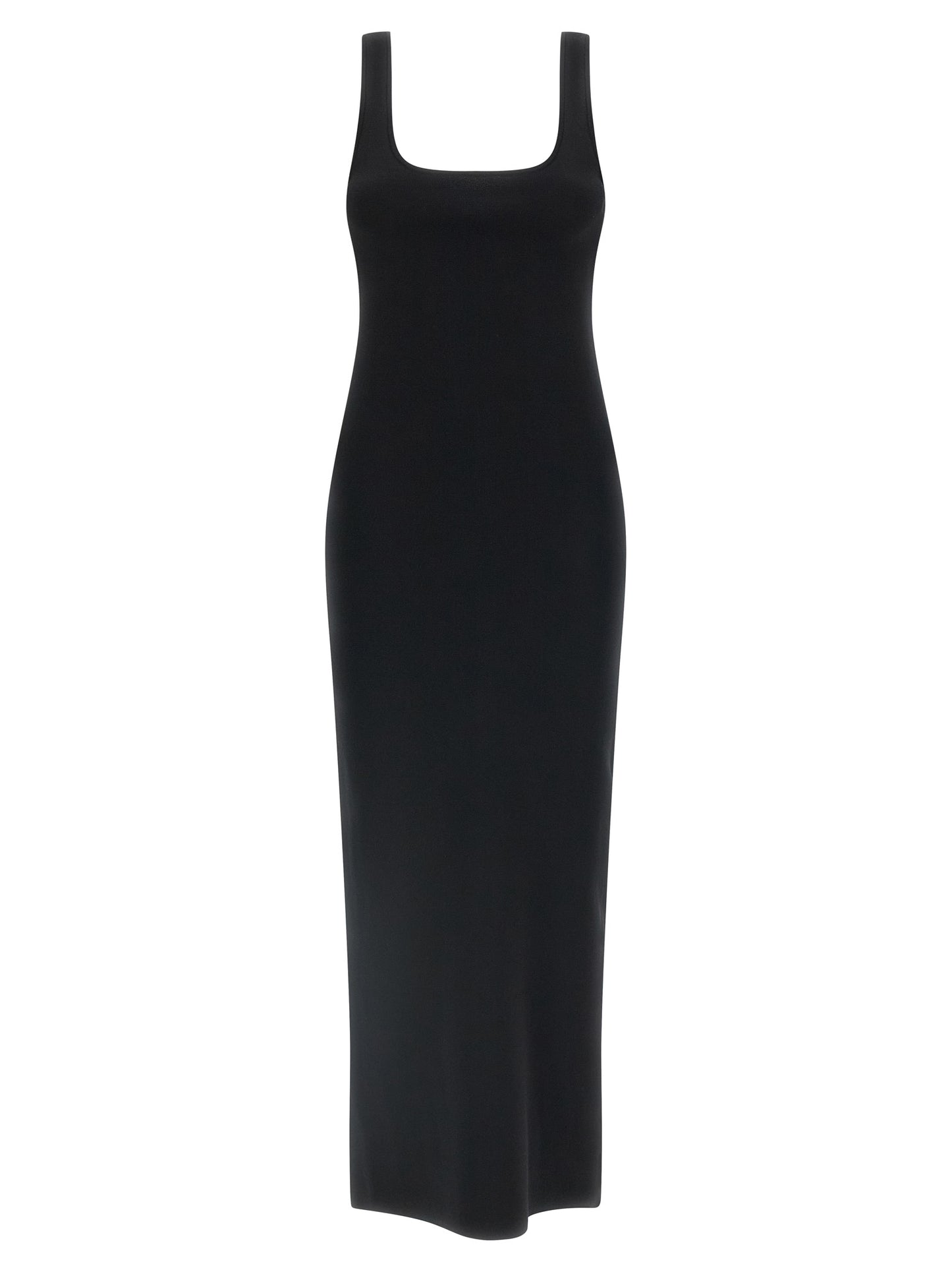 Entire Studios Black Viscose Midi Dress