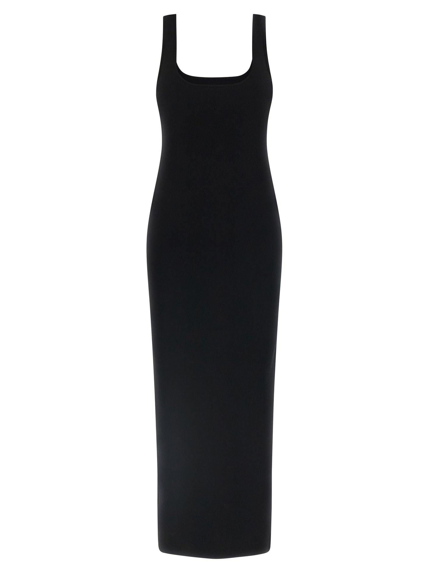 Entire Studios Black Viscose Midi Dress