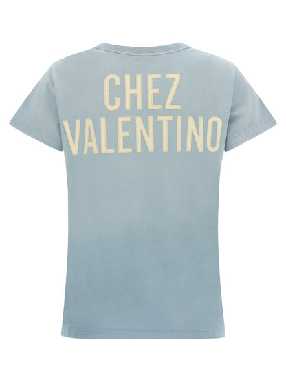 Valentino Garavani Blue Cotton T-Shirt