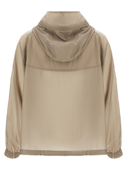 MooRER Beige Polyester Shell Jacket