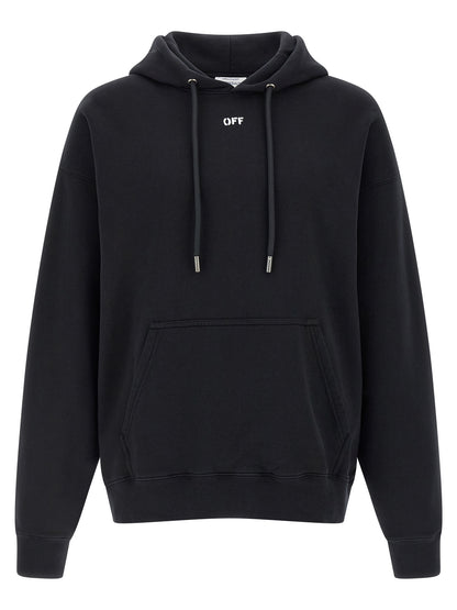 Off-White Black Cotton Sweatshirt