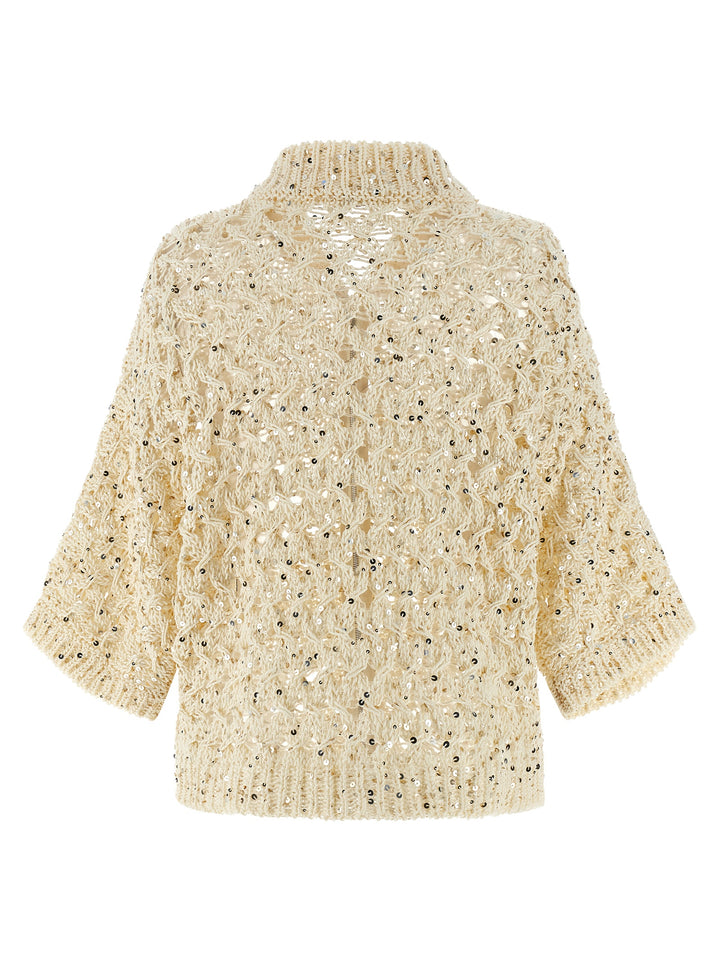 Peserico Beige Cotton Cardigan